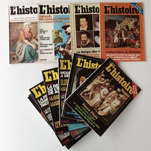 Lot revues histoire - 15, l'histoire