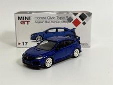 Honda Civic Type R Aegean Bleu Modulo Édition LHD 1:64 Scale Mini GT MGT00017L