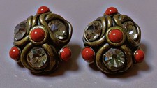 Vtg boucles d'oreilles