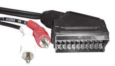 CORDON PERITEL MALE/2 X RCA