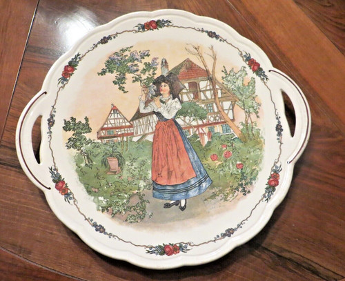 Grand plat bordure obernai - ,