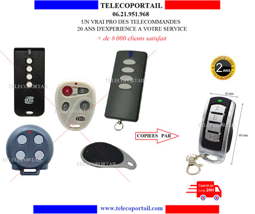 Telecommande copieuse extel - telecommande,