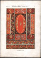 1900 Lithographie Bordures Art