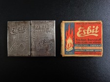 Allemand WW2 / rare Rechaud esbit kocher complet ( authentique )