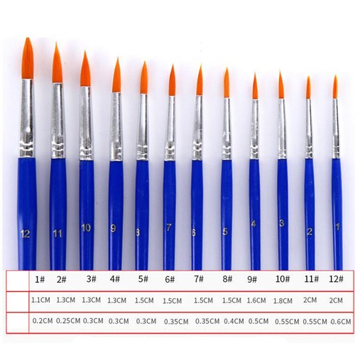 Pcs pinceaux aquarelle - pinceaux,