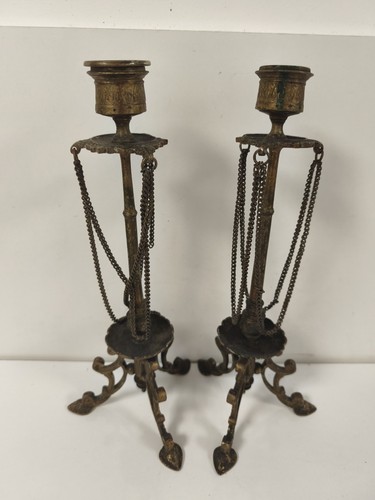 Paire chandeliers bronze - paire, de