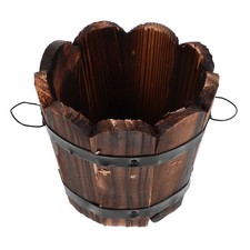  Jardinière Petit Pot De Fleur Pots Fleurs En Bois Jardinières Tonneau