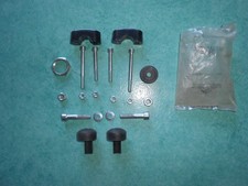 Ensemble colliers noir fixation guidon Motobécane 50EV / 50EW neuf ancien stock