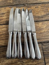 Christofle acier Air France couteaux 