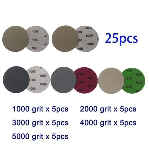 25x papier abrasif humide - 25x,