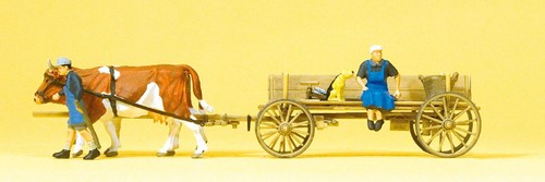 Wagon ferme tiré - tiré, par