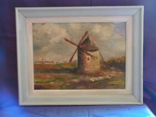 TABLEAU    huile sur bois