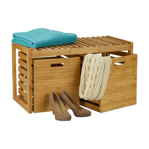 Banc chaussures bambou - banc,