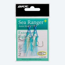 BKK Mer Ranger + Assist Crochets Jig-Crochet Taille- SS-3XL (20kg-65kg) Hameçons