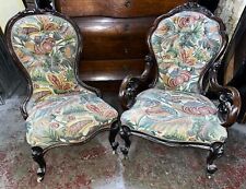 PAIRE DE FAUTEUILS VICTORIENS