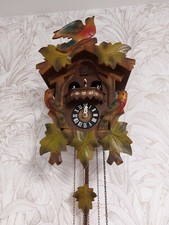 Ancien coucou forêt noire musicale horloge pendule boîte à musique clock uhr
