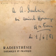 HENRY DE FRANCE RADIESTHESIE*RARE SIGNATURE* BAGUETTE PENDULE MAGNETISME CURIOSA