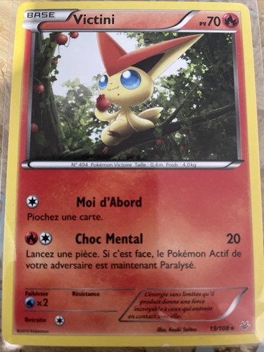 Carte pokemon rare victini - rare,