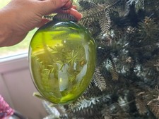 Grosse boule noel gravee - grosse,