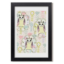 Tulup Photo Le salon 20x30cm Cadre MDF Décor Hiboux