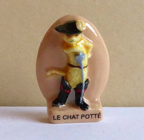 Fève chat potté - fève,