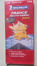CARTE ROUTIERE 722 FRANCE RECTO-VERSO 2009 | Bon état