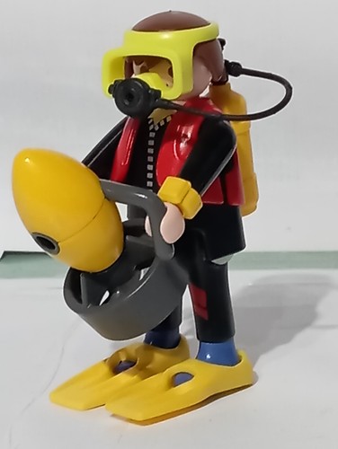 Playmobil figurine plongeur - figurine, de
