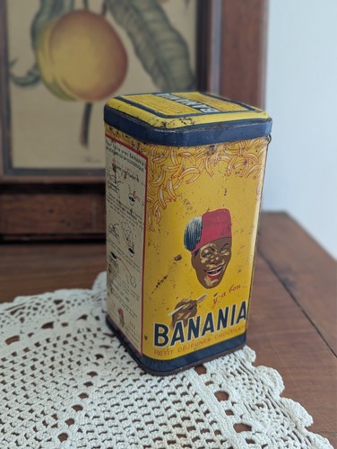 Boite métal banania 500g