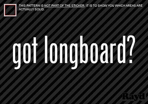 Got longboard autocollant - got,