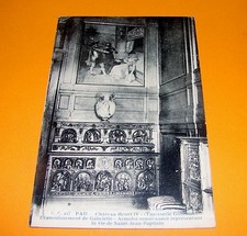 CPA CARTE POSTALE PAU INTERIEUR CHATEAU HENRI IV TAPISSERIE GOBELINS ARMOIRE