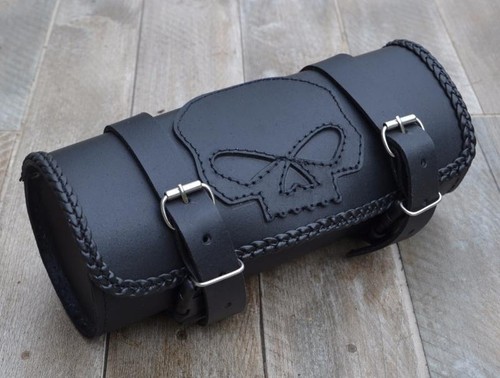Sacoche fourche cuir - en,