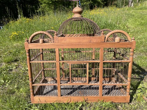 Ancienne cage oiseaux - cage, en