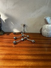 Lot de 6 porte-couteaux en métal argenté – forme pomme