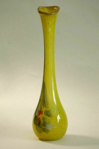 Vase verre jaune style - , la