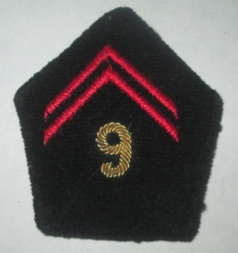 Patte col régiment - 9°, du