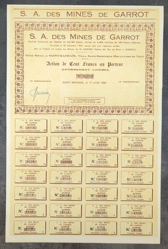 Société des mines - des,