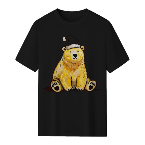 Polar bear santa - bear, hat