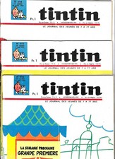 LOT de 6 magazines TINTIN de