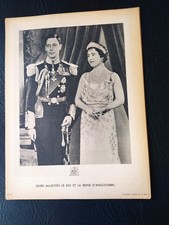 3 Chromo litho Roi George VI