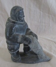 Sculpture d'art inuit pierre