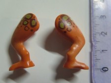 2 pattes petit dinosaure orange Velociraptor PLAYMOBIL 4171 5019 5621 7368