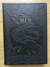 LA MER ,Larousse 1953 , sacaphandrier,exploration sous-marine,bateaux pêche....
