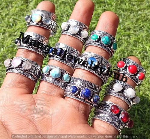 Lot bijoux argent - de,