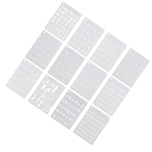 Sheets pochoirs pour - 12,