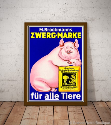 Affiche publicitaire vintage