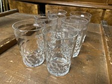 Série de 6 verres gobelets en