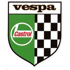 Vespa castrol sticker - ,