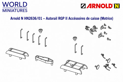 Arnold hn2636 autorail - arnold, n hn2636/01
