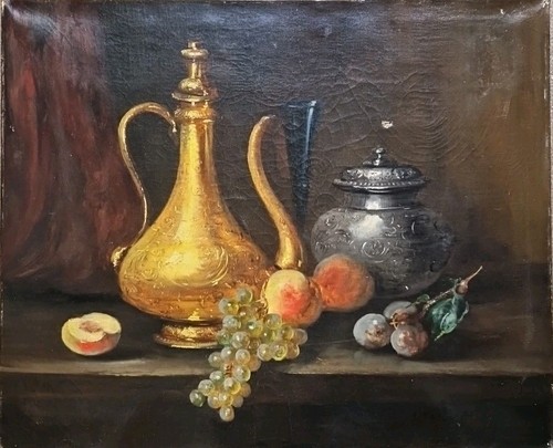 Ancien tableau peinture huile - ancien,