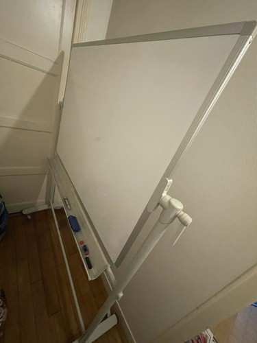 Tableau blanc mobile double